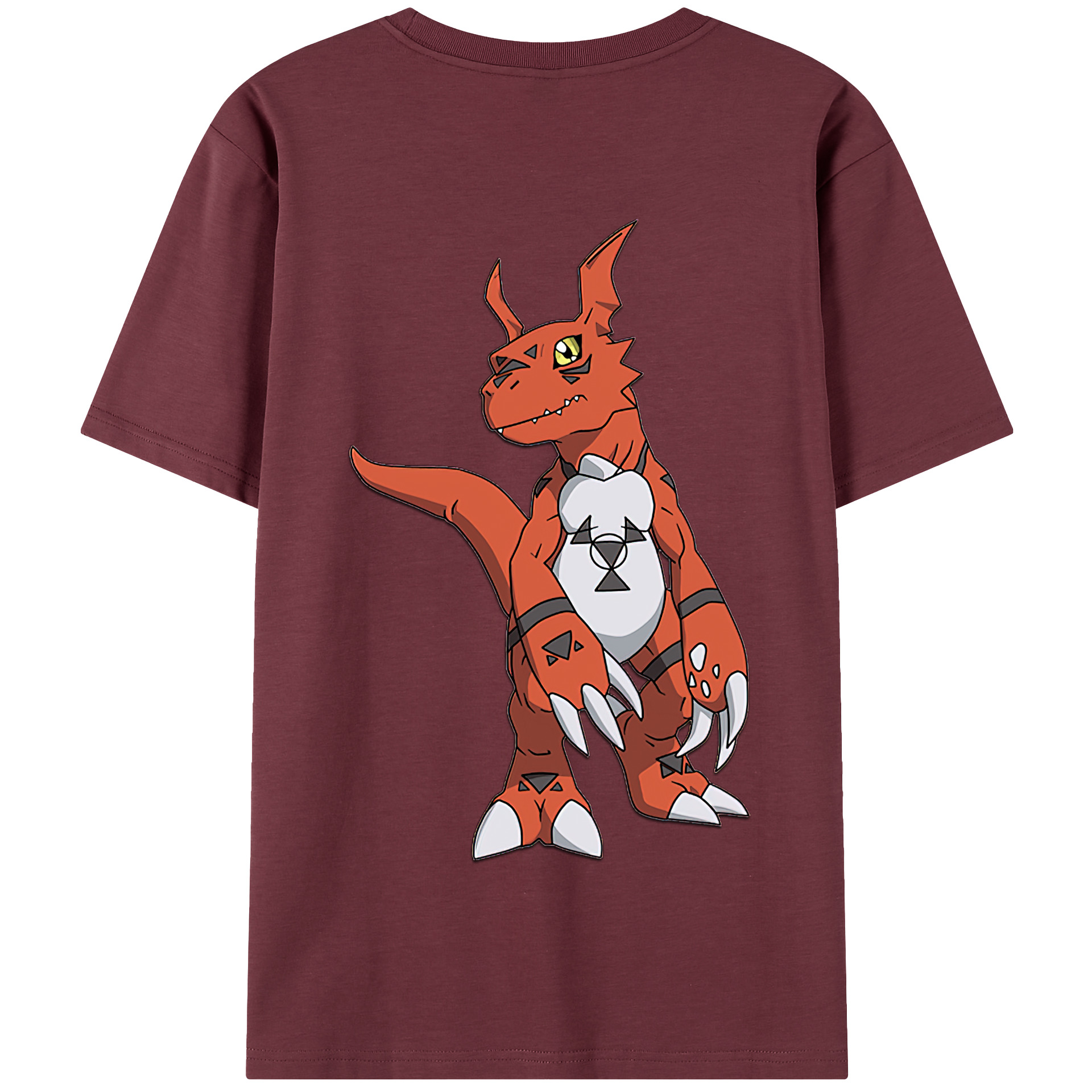 （画像用） Digimon デジタルモンスター/デジモン 綿100％半袖Tシャツ（背面プリント）